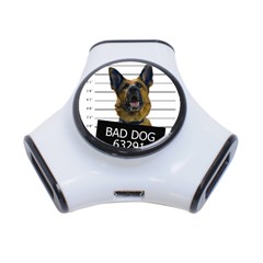 Bad Dog 3-port Usb Hub by Valentinaart