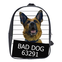 Bad Dog School Bags (xl)  by Valentinaart