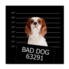 Bad Dog Tile Coasters by Valentinaart