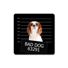 Bad Dog Square Magnet by Valentinaart