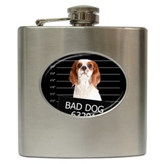 Bad Dog Hip Flask (6 Oz) by Valentinaart