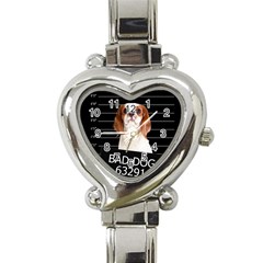 Bad Dog Heart Italian Charm Watch by Valentinaart