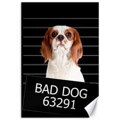 Bad Dog Canvas 24  X 36  by Valentinaart