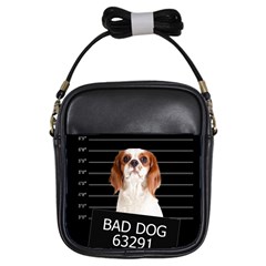 Bad Dog Girls Sling Bags by Valentinaart