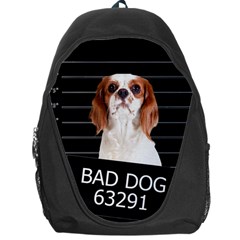 Bad Dog Backpack Bag by Valentinaart