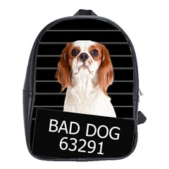 Bad Dog School Bags (xl)  by Valentinaart