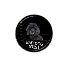 Bad Dog Hat Clip Ball Marker by Valentinaart