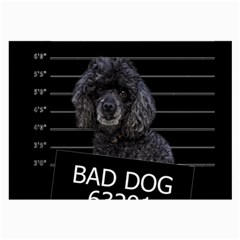 Bad Dog Large Glasses Cloth by Valentinaart