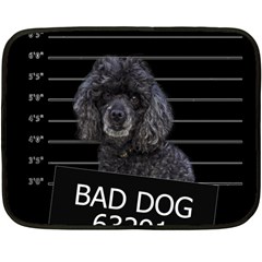 Bad Dog Double Sided Fleece Blanket (mini)  by Valentinaart