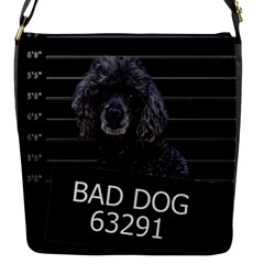 Bad Dog Flap Messenger Bag (s) by Valentinaart