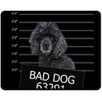 Bad dog Double Sided Fleece Blanket (Medium)  58.8 x47.4  Blanket Front