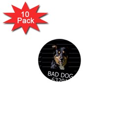 Bad Dog 1  Mini Buttons (10 Pack)  by Valentinaart