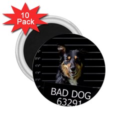 Bad Dog 2 25  Magnets (10 Pack)  by Valentinaart