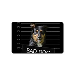 Bad Dog Magnet (name Card) by Valentinaart