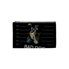 Bad Dog Cosmetic Bag (small)  by Valentinaart