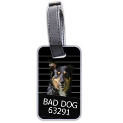 Bad Dog Luggage Tags (two Sides) by Valentinaart