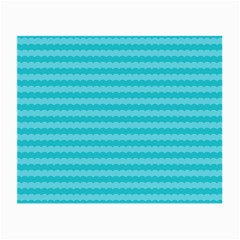 Abstract Blue Waves Pattern Small Glasses Cloth by TastefulDesigns