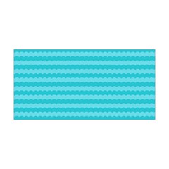 Abstract Blue Waves Pattern Yoga Headband by TastefulDesigns