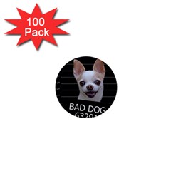 Bad Dog 1  Mini Buttons (100 Pack)  by Valentinaart