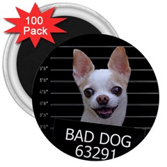 Bad Dog 3  Magnets (100 Pack) by Valentinaart