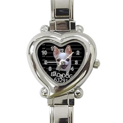 Bad Dog Heart Italian Charm Watch by Valentinaart