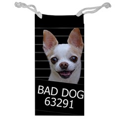 Bad Dog Jewelry Bag by Valentinaart