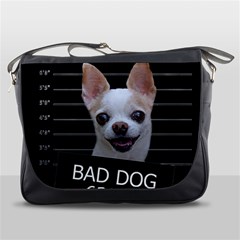 Bad Dog Messenger Bags by Valentinaart