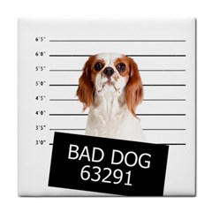 Bad Dog Tile Coasters by Valentinaart