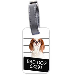 Bad Dog Luggage Tags (one Side)  by Valentinaart