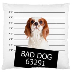 Bad Dog Standard Flano Cushion Case (two Sides) by Valentinaart