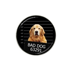 Bad Dog Hat Clip Ball Marker (4 Pack) by Valentinaart