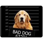 Bad dog Fleece Blanket (Large)  80 x60  Blanket Front