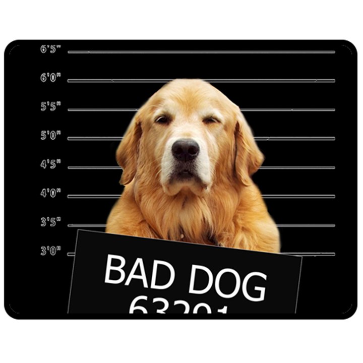 Bad dog Fleece Blanket (Medium) 