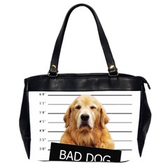 Bad Dog Office Handbags (2 Sides)  by Valentinaart