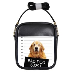 Bad Dog Girls Sling Bags by Valentinaart