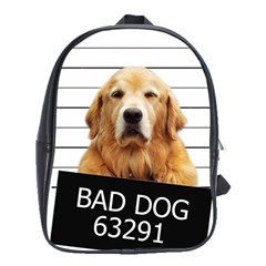 Bad Dog School Bags (xl)  by Valentinaart