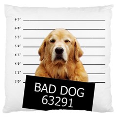 Bad Dog Standard Flano Cushion Case (two Sides) by Valentinaart