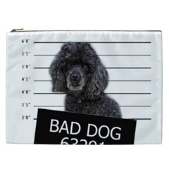 Bad Dog Cosmetic Bag (xxl)  by Valentinaart