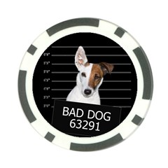 Bad Dog Poker Chip Card Guard by Valentinaart