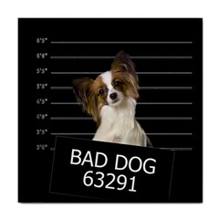 Bad Dog Tile Coasters by Valentinaart