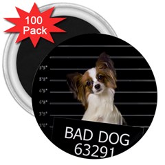 Bad Dog 3  Magnets (100 Pack) by Valentinaart