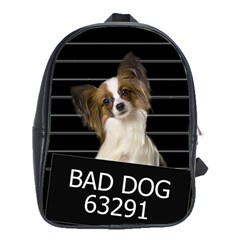 Bad Dog School Bags (xl)  by Valentinaart