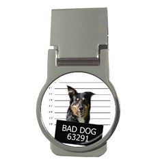 Bad Dog Money Clips (round)  by Valentinaart