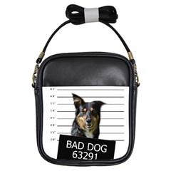 Bad Dog Girls Sling Bags by Valentinaart