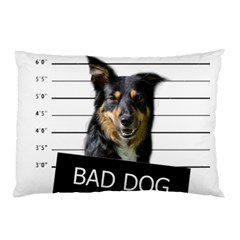 Bad Dog Pillow Case (two Sides) by Valentinaart