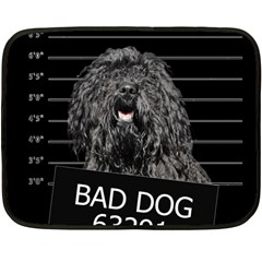 Bad Dog Fleece Blanket (mini) by Valentinaart