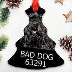 Bad Dog Ornament (christmas Tree)  by Valentinaart