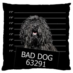 Bad Dog Standard Flano Cushion Case (two Sides) by Valentinaart