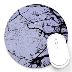 Grebe Spotting Ink Round Mousepads by DeneWestUK