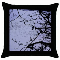 Grebe Spotting Ink Throw Pillow Case (black) by DeneWestUK